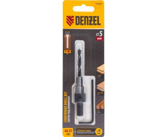 Сверло-зенкер под конфирмат 5 мм Denzel 704205 – изображение 3