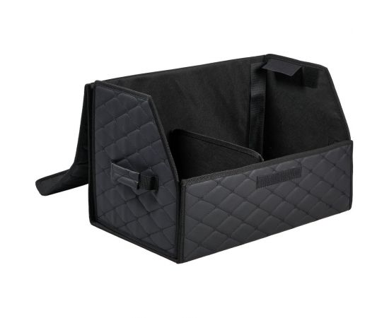 Органайзер-саквояж в багажник Airline стеганный ромб, черный ADSO003 – изображение 5