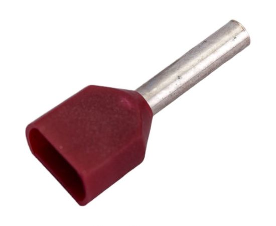 Штыревой втулочный изолированный наконечник TDM двойной НШвИ 2 0,75х8 20шт SQ0568-0049 – изображение 4