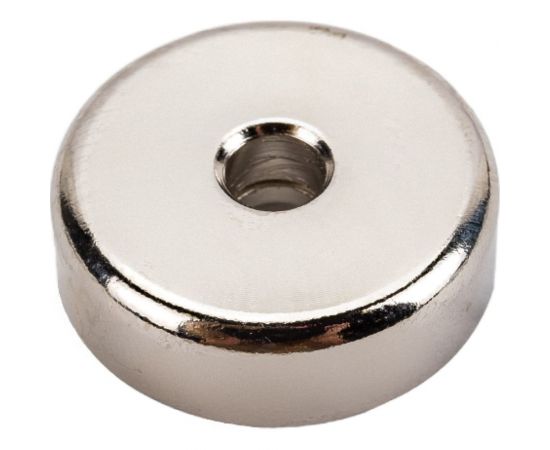 Магнитное крепление с зенковкой Проф-магнит А25, сцепление 14 кг, 4 шт. PMYP-A-25 – изображение 5