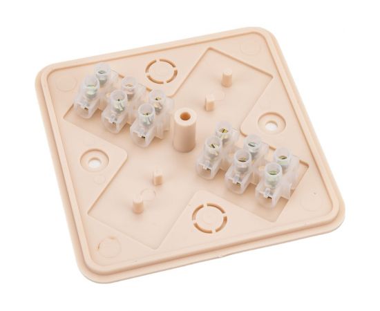 Распределительная коробка GREENEL с клеммной колодкой 75x75x20мм СОСНА 100шт GE41212-11 – изображение 3