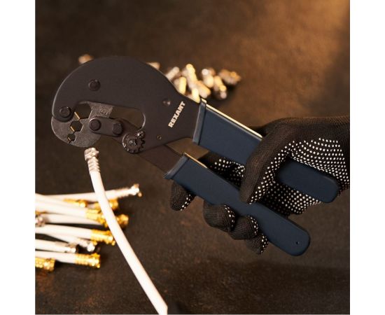 Кримпер для обжима F и BNC разъёмов RG-58, RG-6, RG-11, RG-213 REXANT ht-106-E 12-3204 – изображение 9