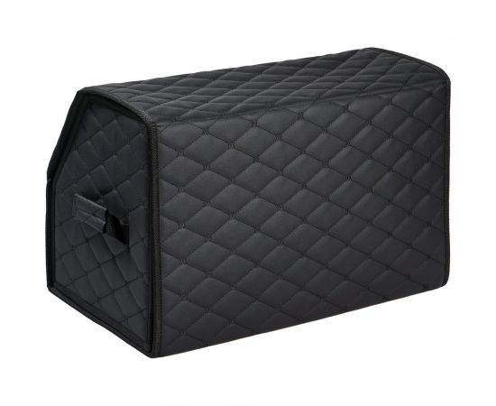 Органайзер-саквояж в багажник Airline стеганный ромб, черный ADSO003 – изображение 4
