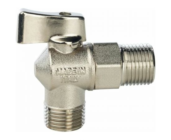 Угловой шаровой кран для бытовой техники STOUT SVB-0059-001212 1/2 RG008UJRB8RMR8 – изображение 2