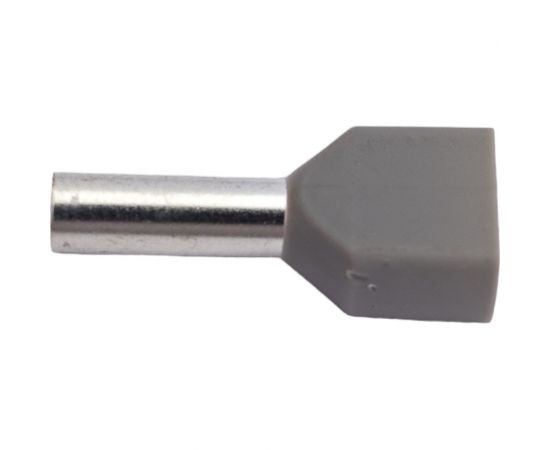 Изолированный двойной наконечник-гильза HLT Ншви2 4.0-12 мм серый упаковка 100 шт 084-04-64,084-04-064 4670042794319 – изображение 3