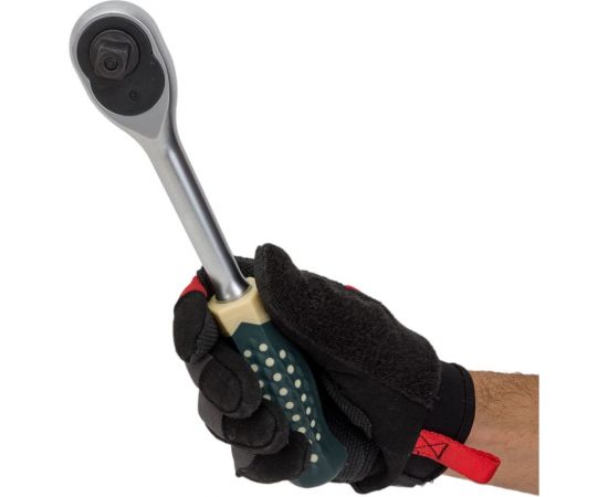 Реверсивная усиленная трещотка с резиновой ручкой 1/2 ROCKFORCE RF-80242A – изображение 2