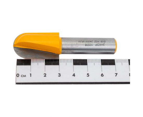 Фреза пазовая галтельная (19х32 мм; R 9.5 мм; хвостовик 12 мм) по дереву Энкор 10508 – изображение 2