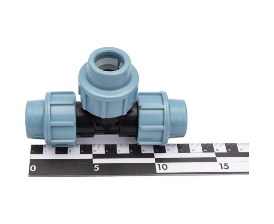 Тройник ПНД компрессионный 20 мм AV Engineering AVE107202020 – изображение 2