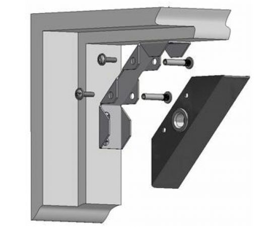 Электромеханический угловой малогабаритный замок PROMIX НЗ, коричневый, 12В, Promix-SM101.10 brown – изображение 5