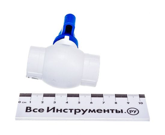 Кран шаровой RTP бабочка, синий, D20 мм 14617 – изображение 2