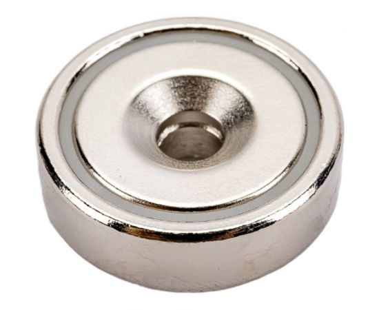 Магнитное крепление с зенковкой Проф-магнит А25, сцепление 14 кг, 4 шт. PMYP-A-25 – изображение 3