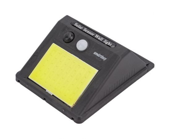 Настенный светильник Smartbuy на солнечных батареях, с датчиком движения, COB, 5 Вт, черный SBF-32-MS – изображение 3
