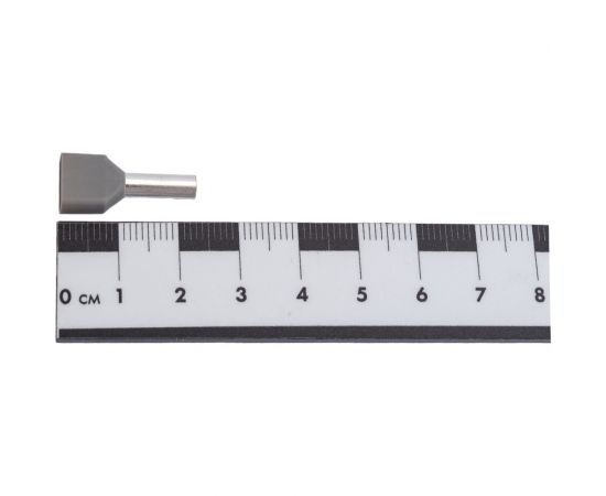 Изолированный двойной наконечник-гильза HLT Ншви2 4.0-12 мм серый упаковка 100 шт 084-04-64,084-04-064 4670042794319 – изображение 2