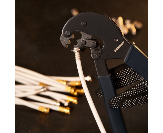 Кримпер для обжима F и BNC разъёмов RG-58, RG-6, RG-11, RG-213 REXANT ht-106-E 12-3204 – изображение 7