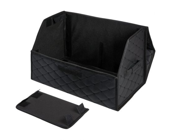 Органайзер-саквояж в багажник Airline стеганный ромб, черный ADSO003 – изображение 3