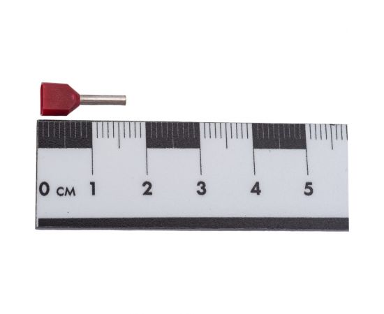 Штыревой втулочный изолированный наконечник TDM двойной НШвИ 2 0,75х8 20шт SQ0568-0049 – изображение 2