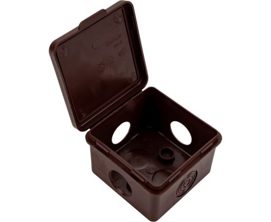 Распаячная коробка IEK км 65x65x50мм о/к ip54 4 вв. дуб UKO31-065-065-050-K24-54 – изображение 7