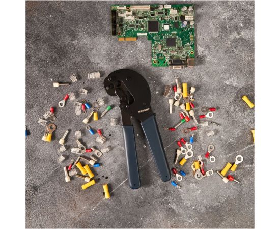 Кримпер для обжима F и BNC разъёмов RG-58, RG-6, RG-11, RG-213 REXANT ht-106-E 12-3204 – изображение 6