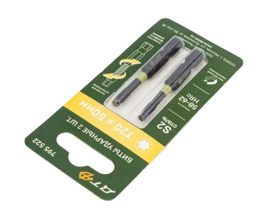 Бита ударная Т20, 50 мм, 1/4, 2 шт Дело Техники 795522 – изображение 2