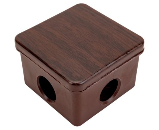 Распаячная коробка IEK км 65x65x50мм о/к ip54 4 вв. дуб UKO31-065-065-050-K24-54 – изображение 6