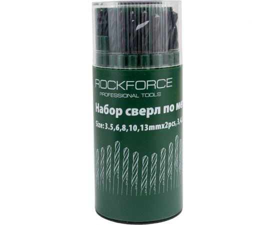 Набор сверел по металлу 16 шт ROCKFORCE RF-924U16 