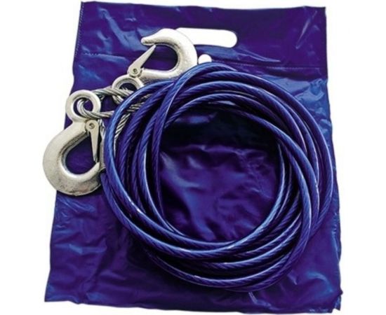 Буксировочный трос БМ 5.5 т, стальной, с крюками, 5 м 610155 