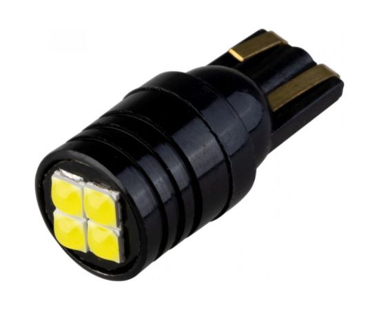 Автолампа SKYWAY диод t10(w5w) 12v, 4 smd диода, 1-конт. без цоколя, белая, салон S08201545 