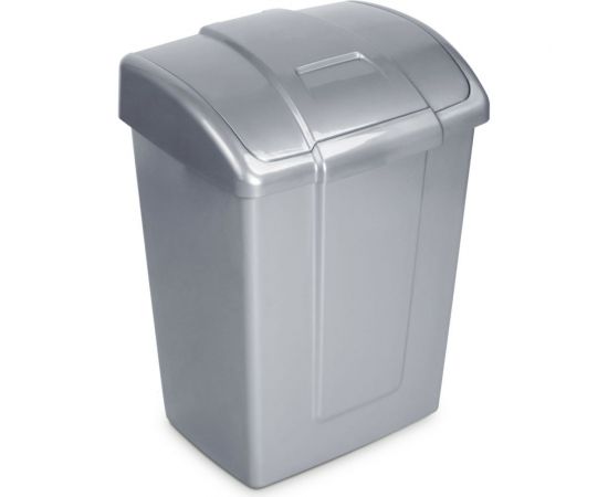 Контейнер для мусора Martika Форте 23 л, серебристый С343СРБ 