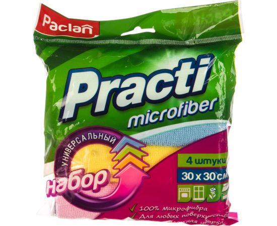 Универсальные салфетки PACLAN Practi Microfiber 4 шт 410260 – изображение 8