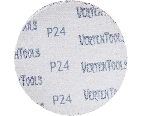 Круг абразивный под липучку 125 мм, Р24, 100 шт vertextools 12800-125-24 – изображение 7