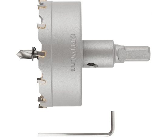 Коронка кольцевая с карбидными вставками Профи 70 мм FIT IT 36855 – изображение 5