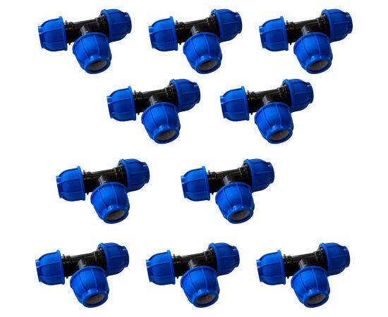 Тройник BOUTTE ПНД 25-25-25, 10 шт 9275389 – изображение 5