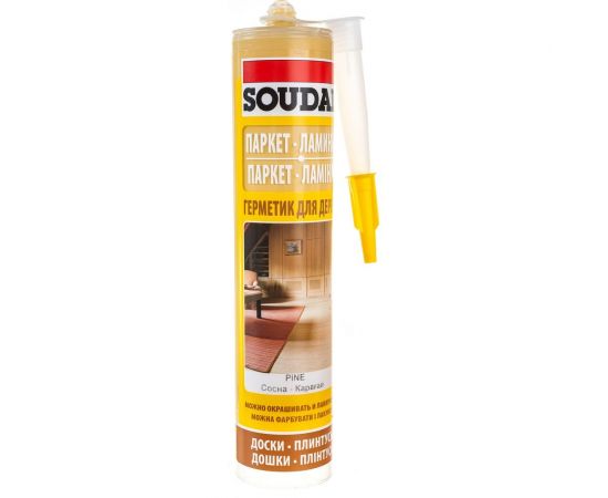 Паркетный акриловый герметик под сосну SOUDAL 119645 – изображение 4