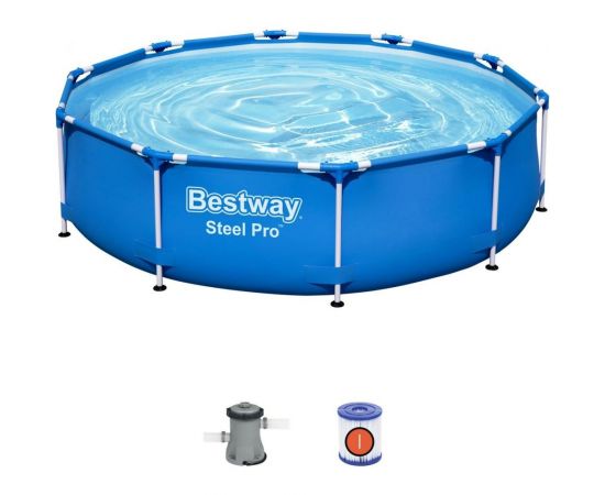 Каркасный бассейн Bestway Steel Pro 305х76см, 4678 л 56679 BW 030888 – изображение 6
