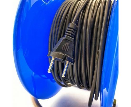 Силовой удлинитель на катушке Glanzen 4 гнезда ПВС 2x0,75 арт. EB-30-014 00-00006723 – изображение 4