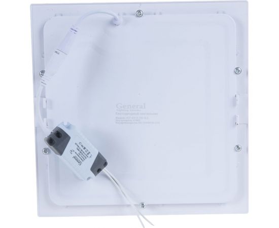 Светодиодный встраиваемый светильник General Lighting Systems квадрат 18W 223*223 413800 – изображение 3
