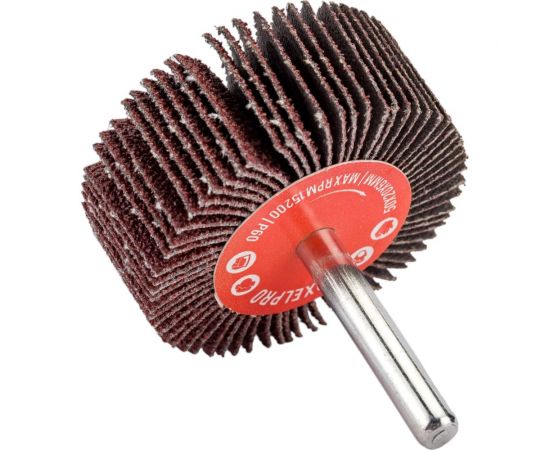 Щетка лепестковая абразивная ROXTOP на шпинделе (50х20х6 мм; Р60) RoxelPro 133525 – изображение 3