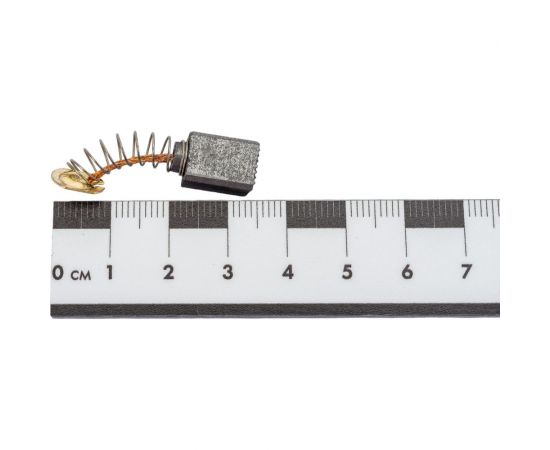 Комплект угольных щеток для электроинструмента Makita (пружина, пятак), 6x9х12 мм, 2 шт COFRA SDM-34611 – изображение 2