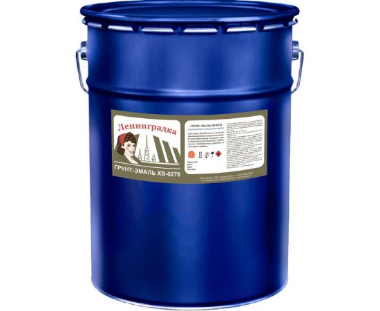 Грунт-эмаль Мицар ХВ-0278 25 кг серый УТ000010322 – изображение 4