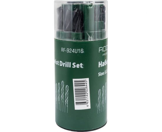 Набор сверел по металлу 16 шт ROCKFORCE RF-924U16 – изображение 3