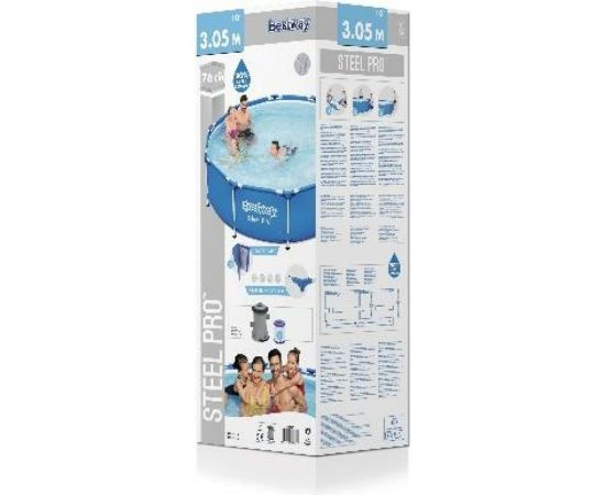Каркасный бассейн Bestway Steel Pro 305х76см, 4678 л 56679 BW 030888 – изображение 5