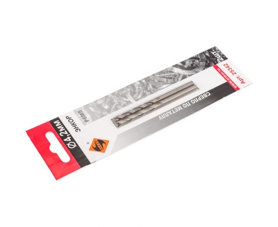 Сверло по металлу (4.2 мм; 2 шт; блистер) Р6М5 Энкор 25342 – изображение 3