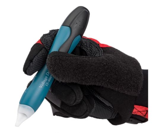 Бесконтактный пробник 6-600В /~/, на батарейках, синий корпус FORCE 88407 – изображение 2