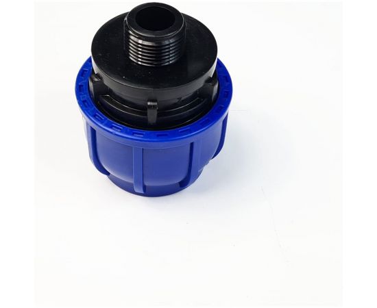 Муфта ПНД соединительная 50 мм - 1" НР Boutte 1649571 – изображение 2