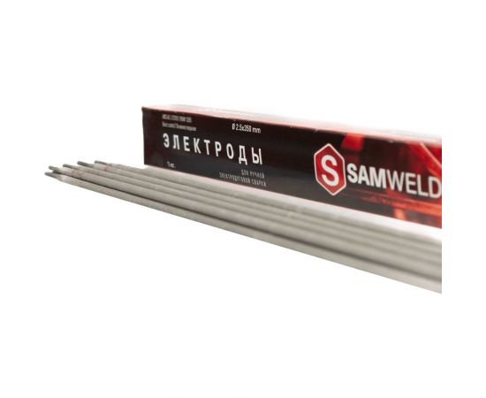 Электроды сварочные E7018 2.5x350 мм, 1 кг SAMGRUPP 16202 – изображение 3