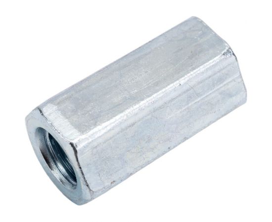 Соединительная гайка Метиз-Эксперт М12 оц DIN 6334 уп. 100 шт. БП-00033369 