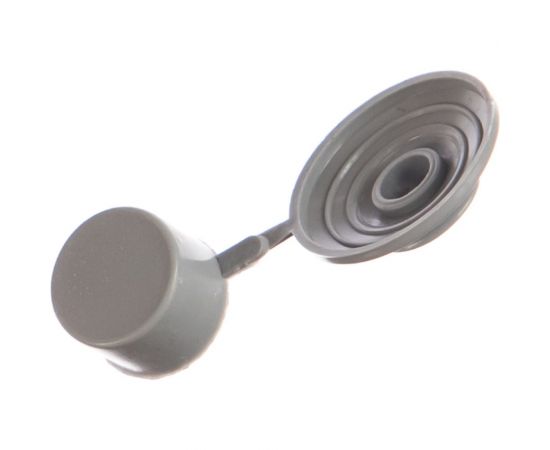 Шляпка для шиферного гвоздя Стройбат серая 100 шт 9948 