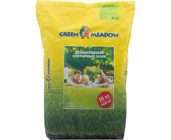 Семена GREEN MEADOW Декоративный элитарный газон 10 кг 4607160330556 