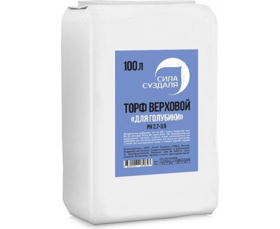 Торф для голубики Сила Суздаля 100 л 4680004062653 