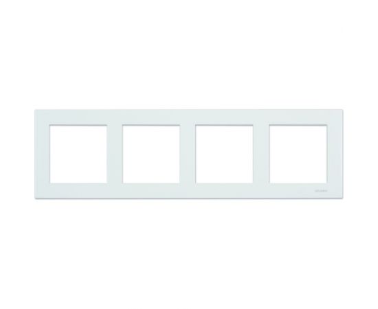 4-местная рамка Nilson moda белый, 21110094 